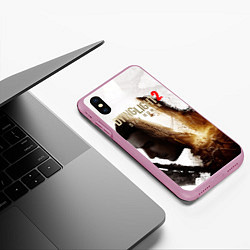 Чехол iPhone XS Max матовый Dying Light 2 Original, цвет: 3D-розовый — фото 2