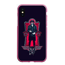 Чехол iPhone XS Max матовый King Lemmy