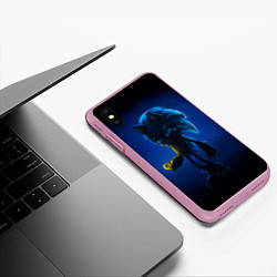Чехол iPhone XS Max матовый SONIC СОНИК Z, цвет: 3D-розовый — фото 2