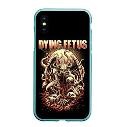 Чехол iPhone XS Max матовый Dying Fetus