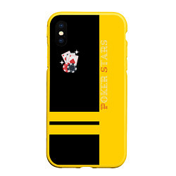 Чехол iPhone XS Max матовый Покер Старс