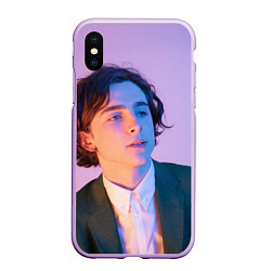 Чехол iPhone XS Max матовый Timothee Chalamet