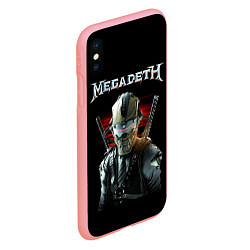 Чехол iPhone XS Max матовый Megadeth, цвет: 3D-баблгам — фото 2