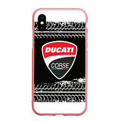 Чехол iPhone XS Max матовый Ducati Дукати Z