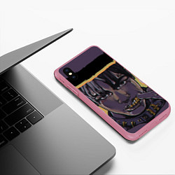 Чехол iPhone XS Max матовый NUMB XXXTENTACION Z, цвет: 3D-малиновый — фото 2
