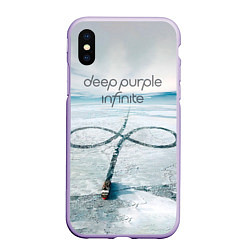 Чехол iPhone XS Max матовый Infinite - Deep Purple