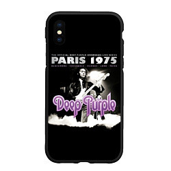 Чехол iPhone XS Max матовый Deep Purple - Paris 1975, цвет: 3D-черный