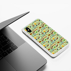Чехол iPhone XS Max матовый Охота, цвет: 3D-белый — фото 2