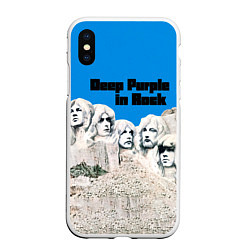 Чехол iPhone XS Max матовый Deep Purple in Rock