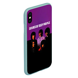 Чехол iPhone XS Max матовый Shades of Deep Purple, цвет: 3D-мятный — фото 2