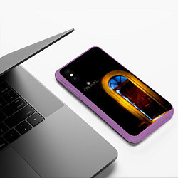 Чехол iPhone XS Max матовый The House of Blue Light - Deep Purple, цвет: 3D-фиолетовый — фото 2