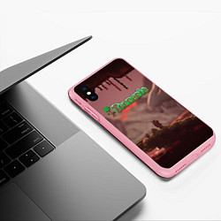 Чехол iPhone XS Max матовый Terraria Тэррария, цвет: 3D-баблгам — фото 2