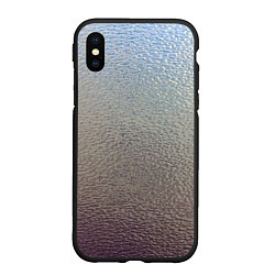 Чехол iPhone XS Max матовый Металликскин