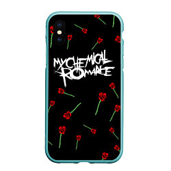 Чехол iPhone XS Max матовый MY CHEMICAL ROMANCE РОЗЫ MCR ROSES