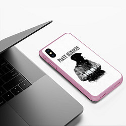 Чехол iPhone XS Max матовый Thomas Shelby Peaky Blinders, цвет: 3D-розовый — фото 2