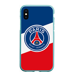 Чехол iPhone XS Max матовый Paris Saint-Germain FC