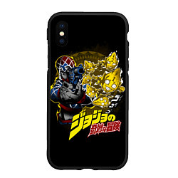 Чехол iPhone XS Max матовый Гвидо Миста - JoJos Bizarre Adventure