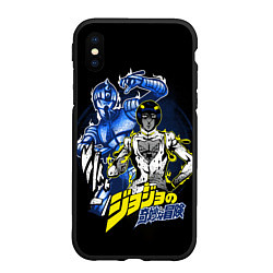 Чехол iPhone XS Max матовый Бруно Буччеллати - JoJos Bizarre Adventure, цвет: 3D-черный