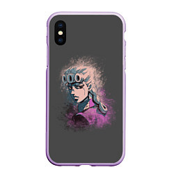 Чехол iPhone XS Max матовый Giorno Giovanna Paints