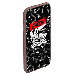 Чехол iPhone XS Max матовый KANEKI GHOUL 1000-7, цвет: 3D-коричневый — фото 2