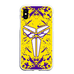 Чехол iPhone XS Max матовый ЛЕЙКЕРС LOS ANGELES LAKERS,