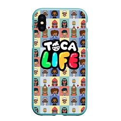 Чехол iPhone XS Max матовый Toca Life