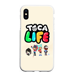 Чехол iPhone XS Max матовый Toca Life: Persons