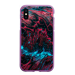 Чехол iPhone XS Max матовый Смешение