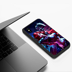 Чехол iPhone XS Max матовый Катарина League of legends, цвет: 3D-черный — фото 2