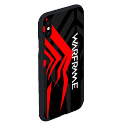 Чехол iPhone XS Max матовый WAFRAME STALKER LOGO RED ВАРФРЕЙМ СТАЛКЕР, цвет: 3D-черный — фото 2