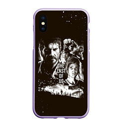 Чехол iPhone XS Max матовый THE LAST OF US ЭЛЛИ И ДЖОЭЛ ОДНИ ИЗ НАС