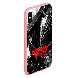 Чехол iPhone XS Max матовый BERSERK ЧБ БЕРСЕРК, цвет: 3D-баблгам — фото 2