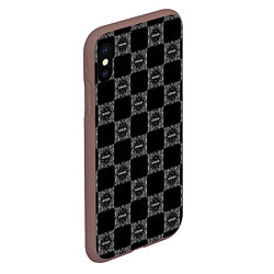 Чехол iPhone XS Max матовый KIZARU x BIG BABY TAPE BANDANA, цвет: 3D-коричневый — фото 2