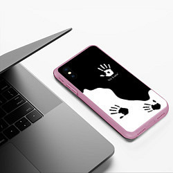 Чехол iPhone XS Max матовый TES WE KNOW МЫ ЗНАЕМ, цвет: 3D-розовый — фото 2