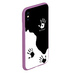 Чехол iPhone XS Max матовый TES WE KNOW МЫ ЗНАЕМ, цвет: 3D-фиолетовый — фото 2
