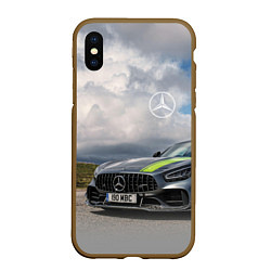 Чехол iPhone XS Max матовый Mercedes V8 Biturbo Racing Team AMG