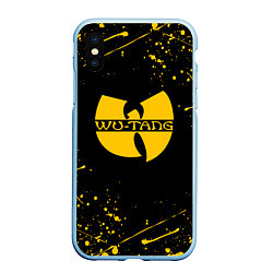 Чехол iPhone XS Max матовый WU-TANG CLAN БРЫЗГИ КРАСОК