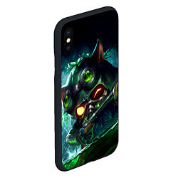 Чехол iPhone XS Max матовый League of legends, Тимо, цвет: 3D-черный — фото 2