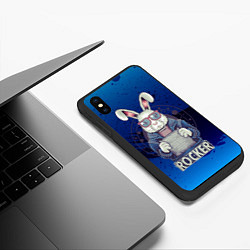 Чехол iPhone XS Max матовый Rocker!, цвет: 3D-черный — фото 2