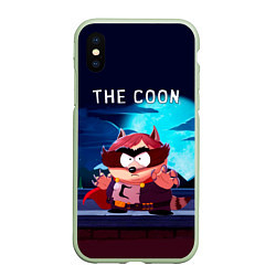 Чехол iPhone XS Max матовый The Coon - Енот Южный Парк