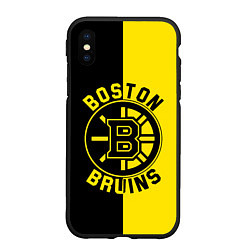 Чехол iPhone XS Max матовый Boston Bruins, Бостон Брюинз