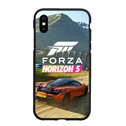 Чехол iPhone XS Max матовый Forza Horizon 5, игра, цвет: 3D-черный