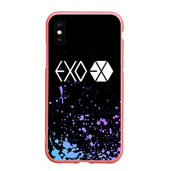 Чехол iPhone XS Max матовый EXO BAND - ЭХО, цвет: 3D-баблгам