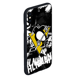 Чехол iPhone XS Max матовый Питтсбург Пингвинз Pittsburgh Penguins, цвет: 3D-черный — фото 2