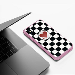 Чехол iPhone XS Max матовый Плакальщики цвет ордена, цвет: 3D-розовый — фото 2