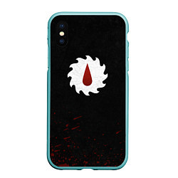 Чехол iPhone XS Max матовый Расчленители цвет ордена, цвет: 3D-мятный