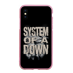 Чехол iPhone XS Max матовый System of a Down