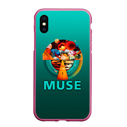 Чехол iPhone XS Max матовый The Resistance - Muse