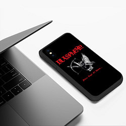 Чехол iPhone XS Max матовый Blasphemy - Fallen Angel of Doom, цвет: 3D-черный — фото 2