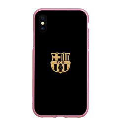 Чехол iPhone XS Max матовый Golden Barca